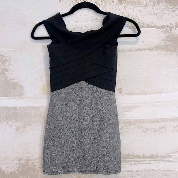 Girls “off shoulder “ black shiny dress size medium - Picture 1 of 7